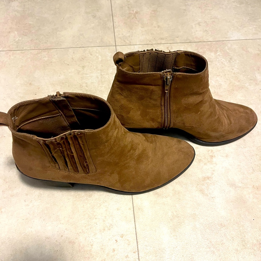 Brown booties - Forever 21 - Size 10 - Picture 2 of 6